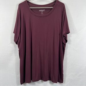 Torrid Rich Burgundy Supersoft Short Sleeve Tee